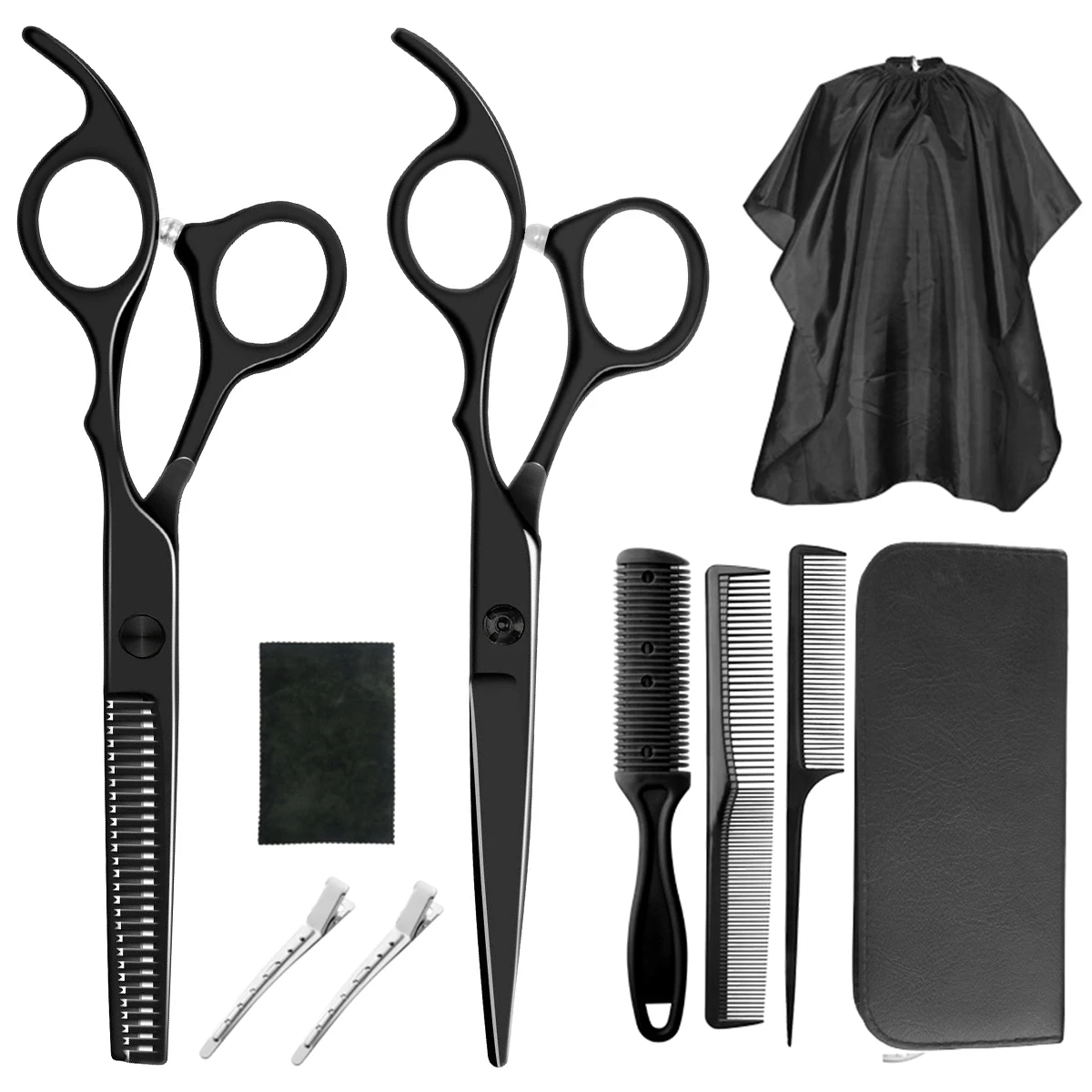 

10 шт., многофункциональные ножницы для стрижки волос