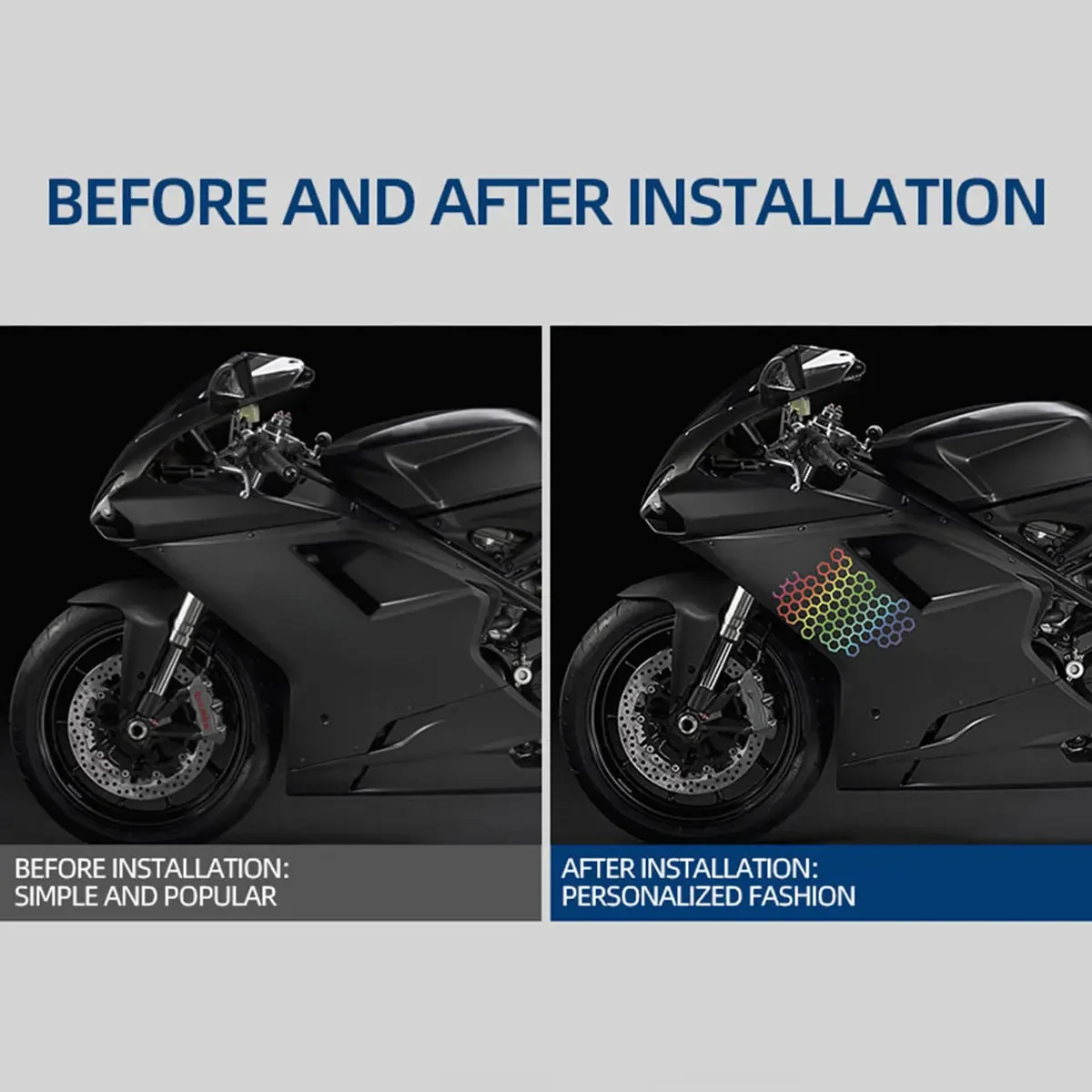 Стильные наклейки на кузов мотоцикла Soto украшения в открытом стиле для