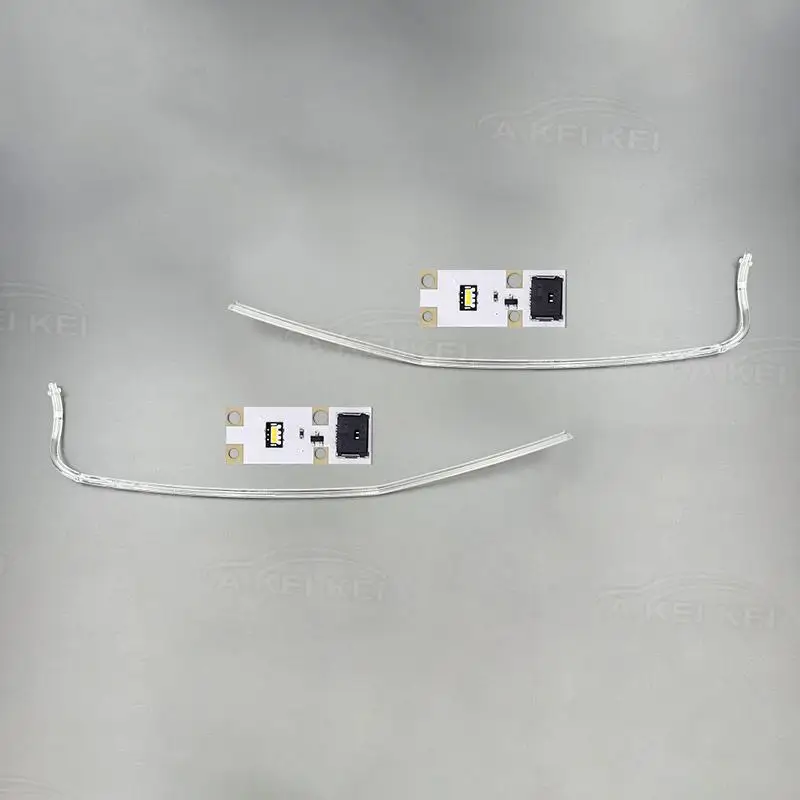 Для VW Skoda Octavia 2015 2016 2017 автомобильные фары DRL трубки чипы акриловая направляющая полоса света DRL полоса пластина доска