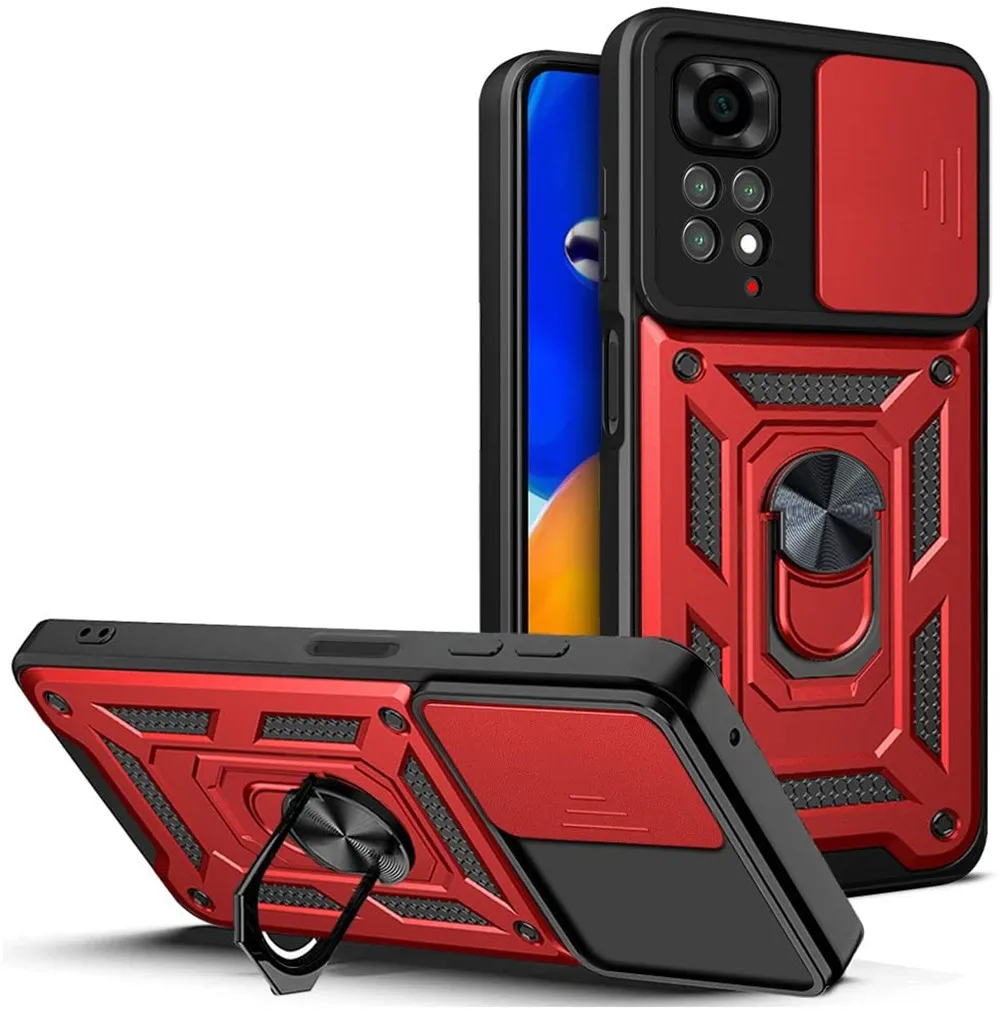 

Global Version Case For Xiaomi Redmi Note 11 11Pro 5G 11S Push Window Camera Protection Cover For Xiomi Red Mi Note11 11pro 4G