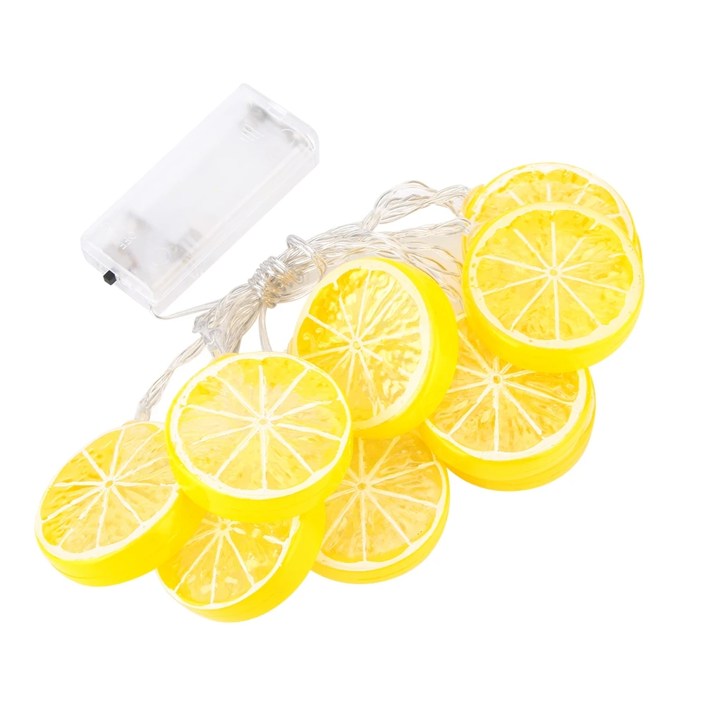

1.5m 10LED String Light Garden Christmas Lamp Holiday Party Decoration(Lemon)