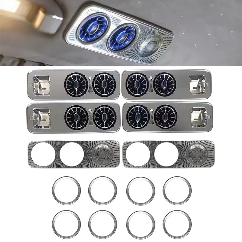 

For Mercedes Benz V-Class W447 Vito V260 V220d V250 2014-2023 Interior Roof LED Air Conditioning Vent AC Outlet Trim