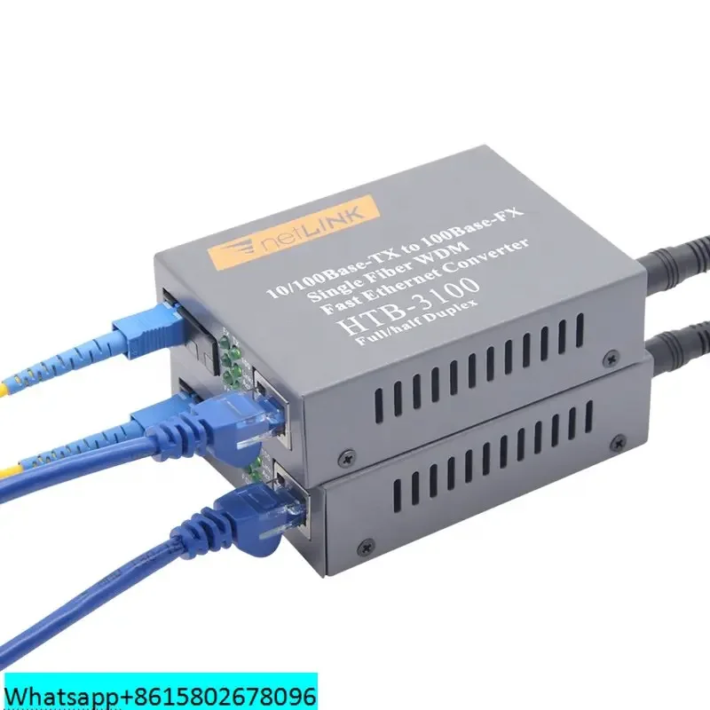Адаптер Netlink для оптоволоконных медиа RJ45 20 км 25 SC 10 м 100