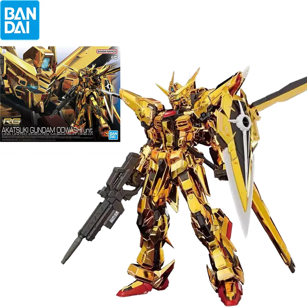 Фото Оригинальный сборный набор BANDAI RG 1/144 RX-0 Unicorn Gundam 04 Phenex Destroy Mode, подвижная фигурка, игрушки, подарки для мальчиков №1