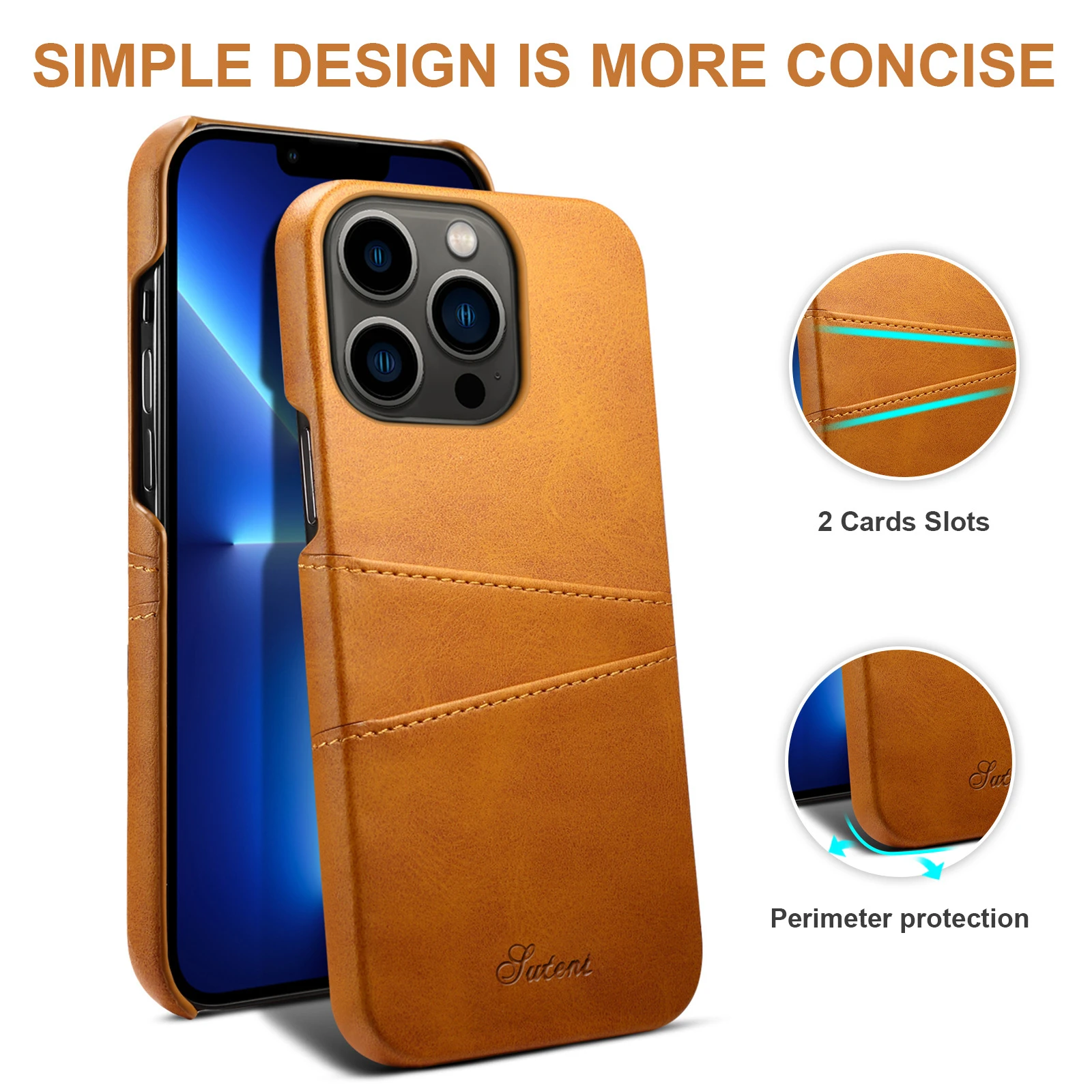 

Fashion Wallet Credit Card Slot Back Cover For iPhone 11 12 13 14 15 Pro Max 12 13 Mini 15 Plus Xr Xs X Luxury PU Leather Case