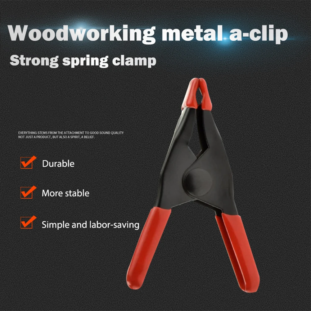 

2 inch a-clip spring thickened metal clip simple labor-saving wedding dress clip For Woodwork Spring Clip Photo Studio