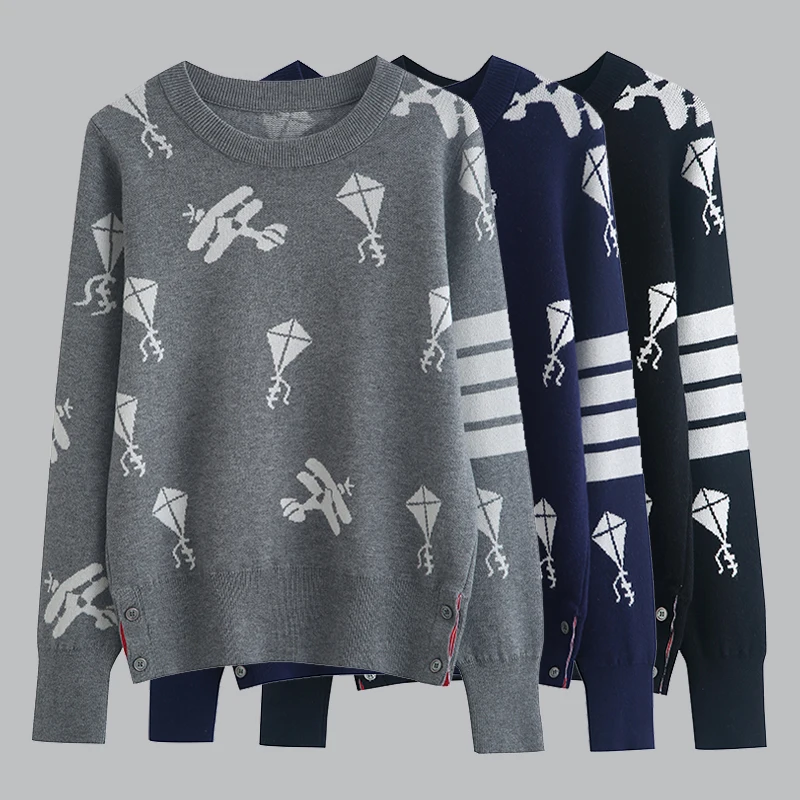 

Sweater Y2k Clothes Sweaters Womens Korean Fashion Pullover 2022 New Fall Winter Harajuku Long Sleeve Kawaii Knitwears Goth Tops