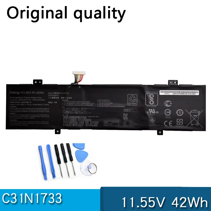 Новый аккумулятор C31N1733 11 55 в 42 Втч для ASUS VivoBook Flip 14 TP412FA TP412UA EC010T EC035T EC053T EC114T EC123T EC350R