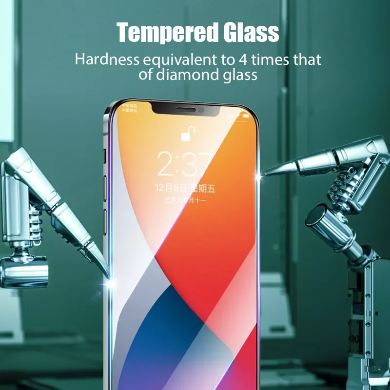 2in1 protective glass for iPhone 11 12 Pro Max 12 Mini Protector Glass For iPhone 6 6S 7 8 4.7inch Plus SE 2020