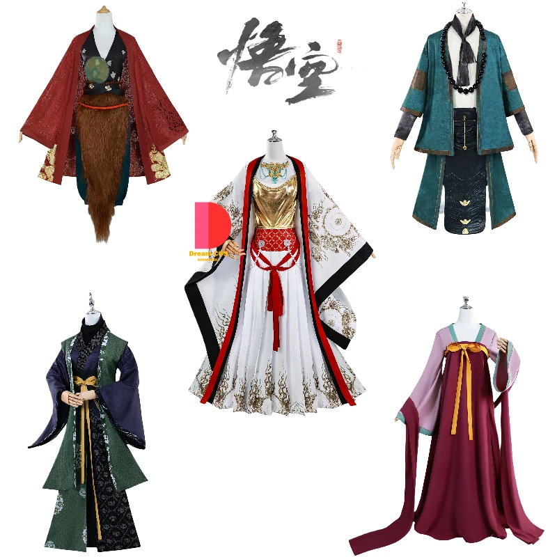 Black Myth: Wukong Spider Spirit Princess Iron Fan Pingping Zhubajie Cosplay Uniform Accessories for Women Man Comic Con Outfit