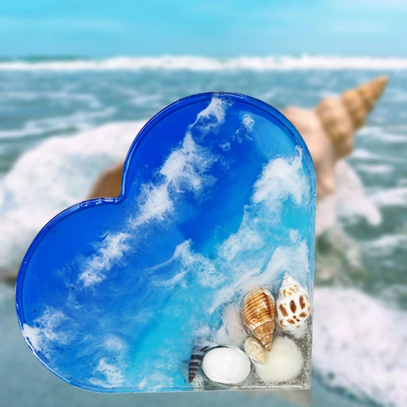

Resin Mold for Photo Frame,Heart Shape Silicone Epoxy Molds for Casting,Personalized Photo Frame Mold for DIY Crafts, T8DE