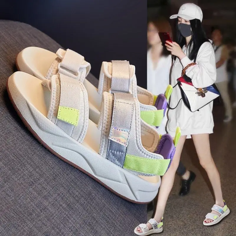 

New Summer Ladies Sandals Platform Wedge Heels Shoes Casual Heightening Slope with Women's High Heels Sports Beach Sandals Gioes