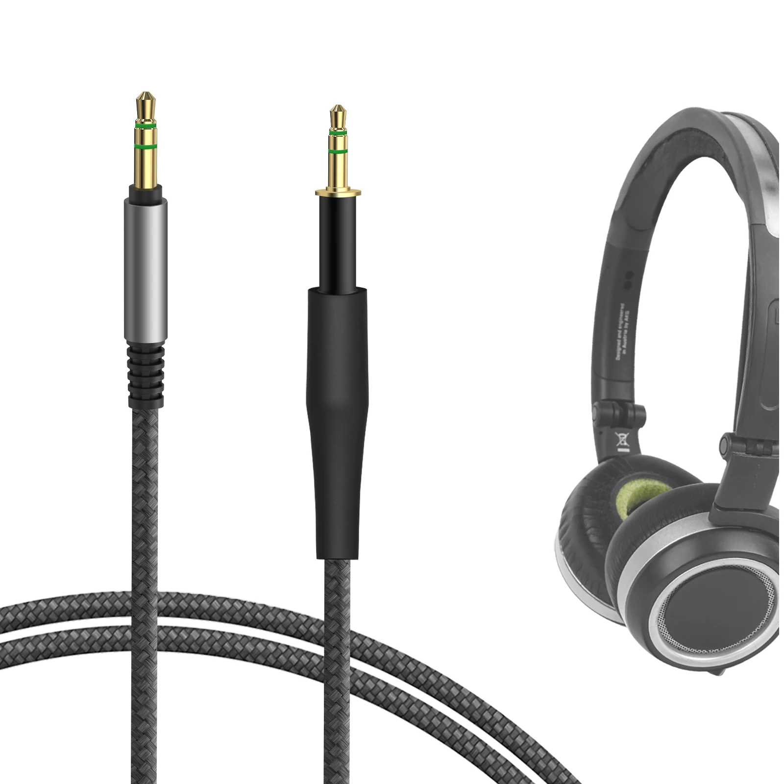 Фото Аудиокабель Geekria с нейлоновой оплеткой, совместимый с AKG K430, K450, K451, K452, Q460, JBL J88, J55 JBL J55, J55a, J55i, J88 №1