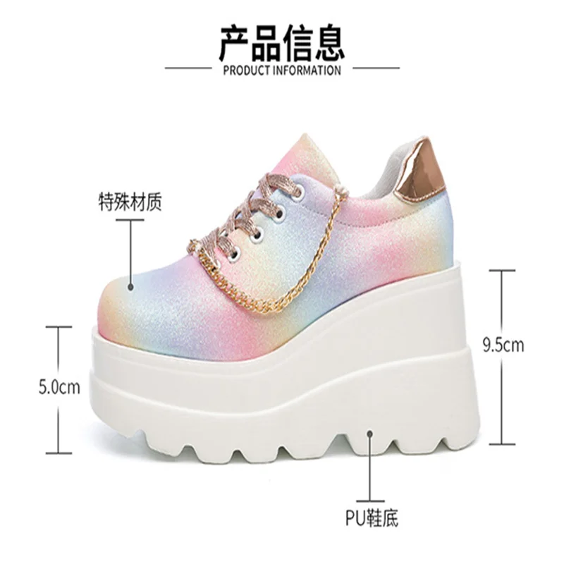 Zapatos De Mujer Wedge Sneakers Shoes for Wedding Women Women Shoes High Heelzapatos Plataforma De Mujer De Fiesta Fashion Shoes