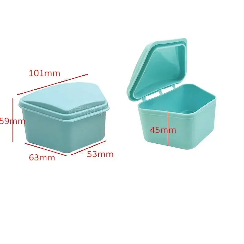 50 шт. чехол для хранения зубных протезов стоматологический фиксатор органайзер