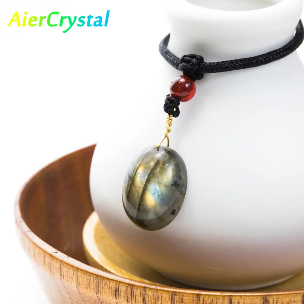 

Natural Exquisite Labradorite Drop-shaped Pendant Spiritual Healing Yoga Meditation Jewelry Fashion Valentine's Day Couple Gift