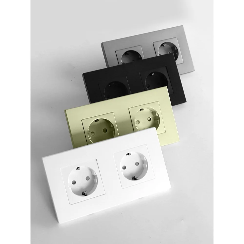 Фото Кнопочный переключатель Bingoelec, 2-позиционный модуль, USB 65 Вт, детали зарядной розетки, настенный выключатель света, вставка для ключа, комбинация платиновой рамы №3