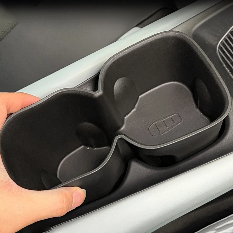 

For BYD SEAGULL 2023 Car TPE Padding Water Cup Holder Storage Box Anti-slip Pad Fixed Beverage Holder Auto Accessories