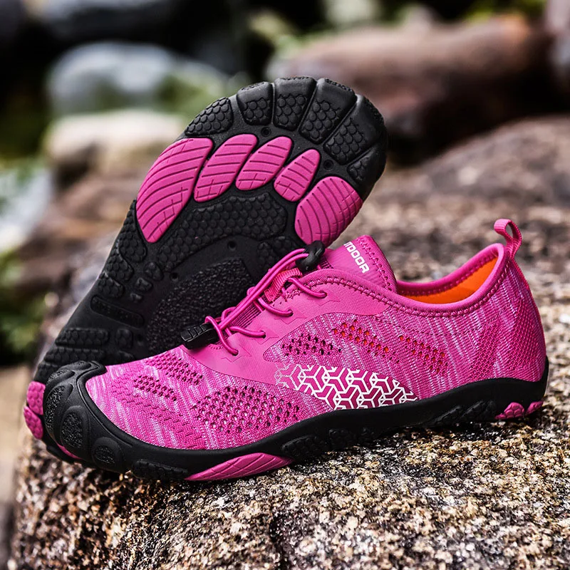 

Unisex Swimming Water Shoes Men Barefoot Outdoor Beach Sandals Upstream Aqua Shoes Plus Size Nonslip River Sea Diving Sneakers