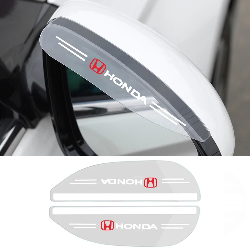 

2 шт., водонепроницаемые наклейки для бровей Honda Accord Odyssey CRV FIT Jazz