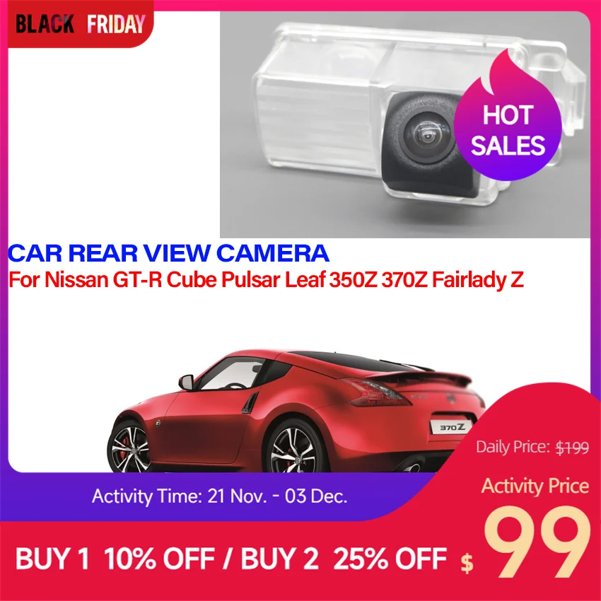HD CCD Автомобильная камера заднего вида для Nissan GT-R Cube Pulsar Leaf 350Z 370Z Fairlady Z