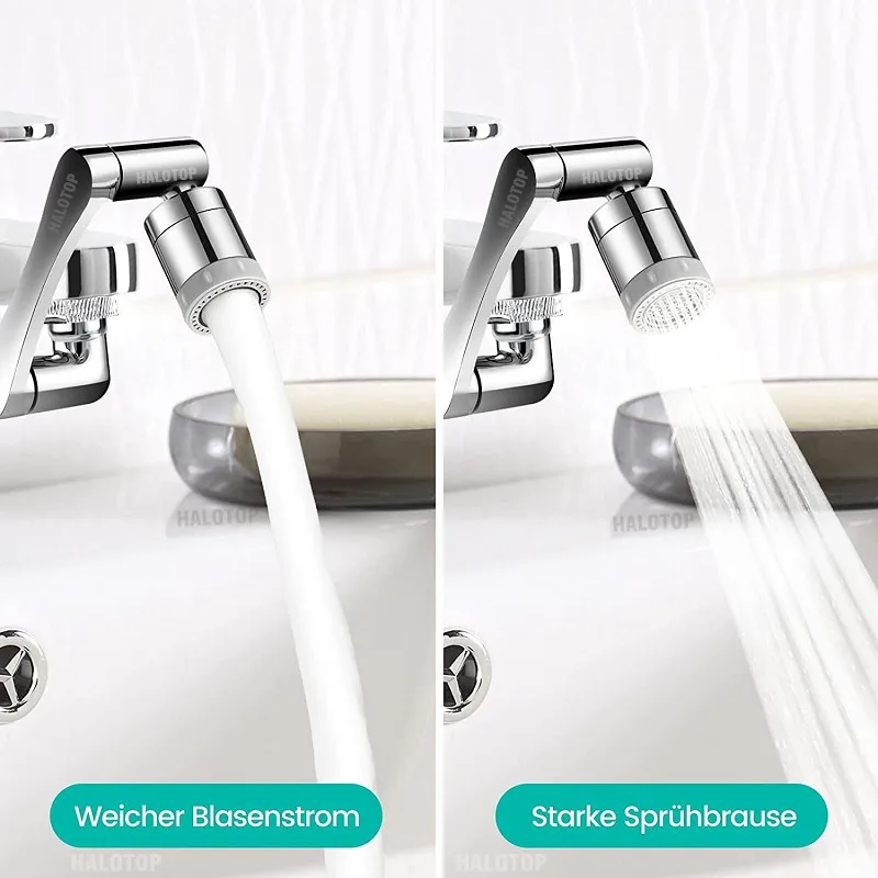 Аэратор на смеситель вращающийся 1080 ° два режима