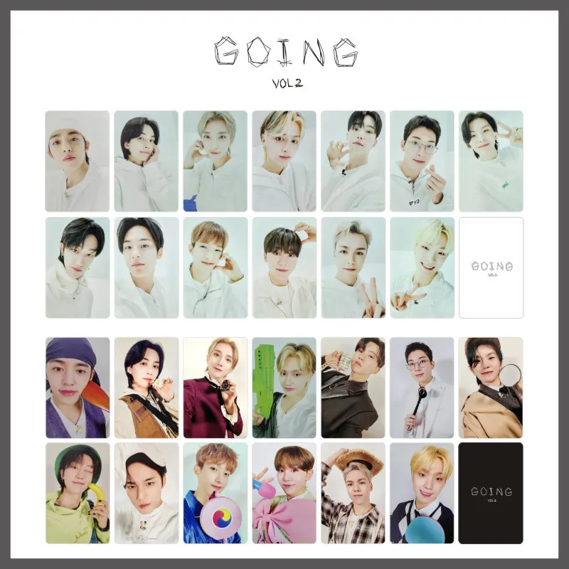 

13Pcs/Set KPOP Going SVT Variety Show Member Selfie LOMO Cards Hoshi The8 Mingyu Seungkwan Two Sides Photocards Fans Collection