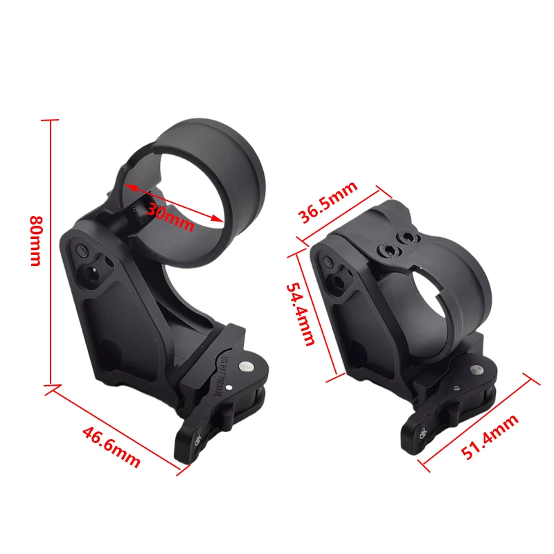 

Tactical Airsoft UN Fast FTC Mount Metal CNC G33 558 6X-Mag-1 G43 Magnifie Mounts Folding Base Hunting Weapon Accessories