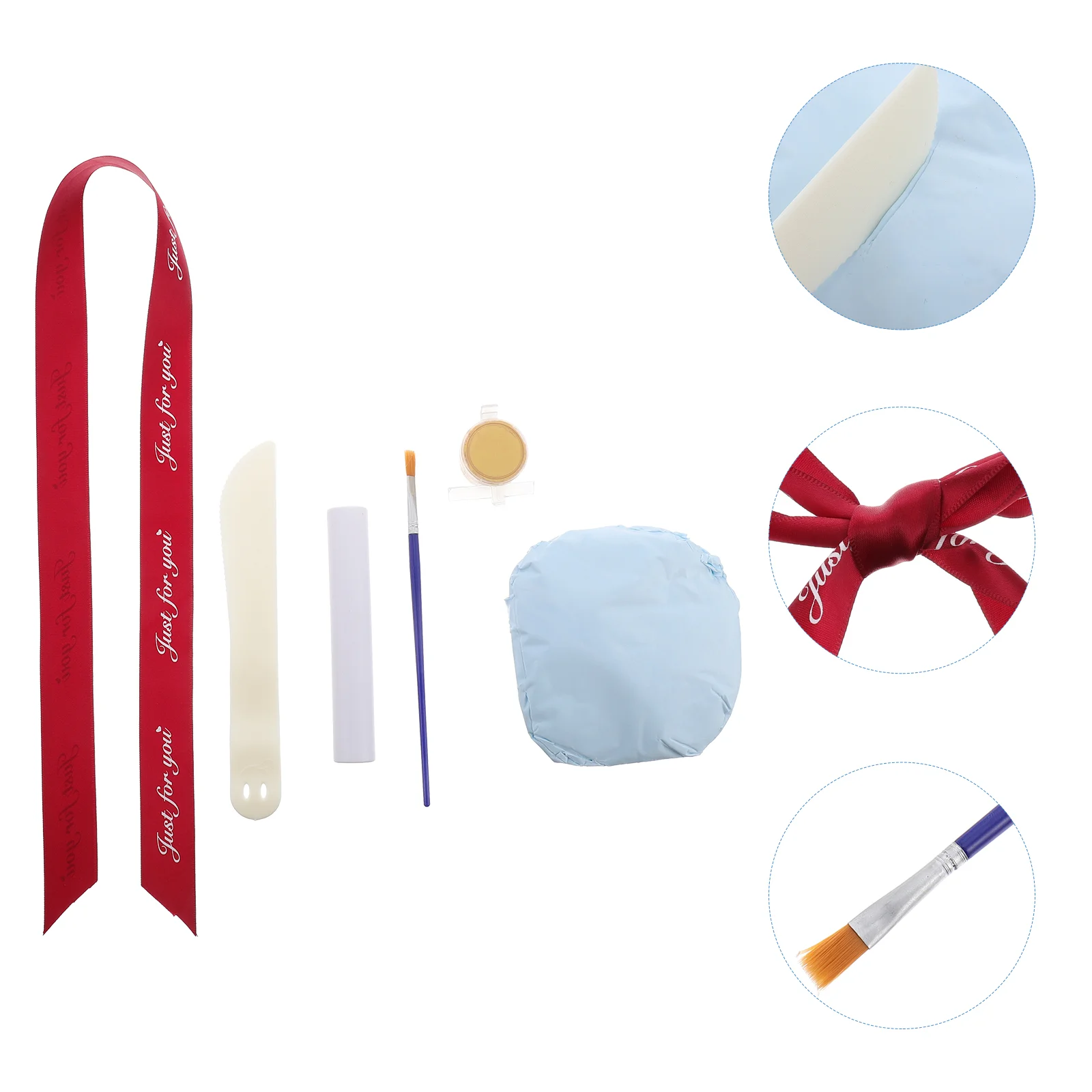 

1 Bag Footprint Clay Durable Funny Creative Hand Footprint Set Handprint Kit for Infant Baby