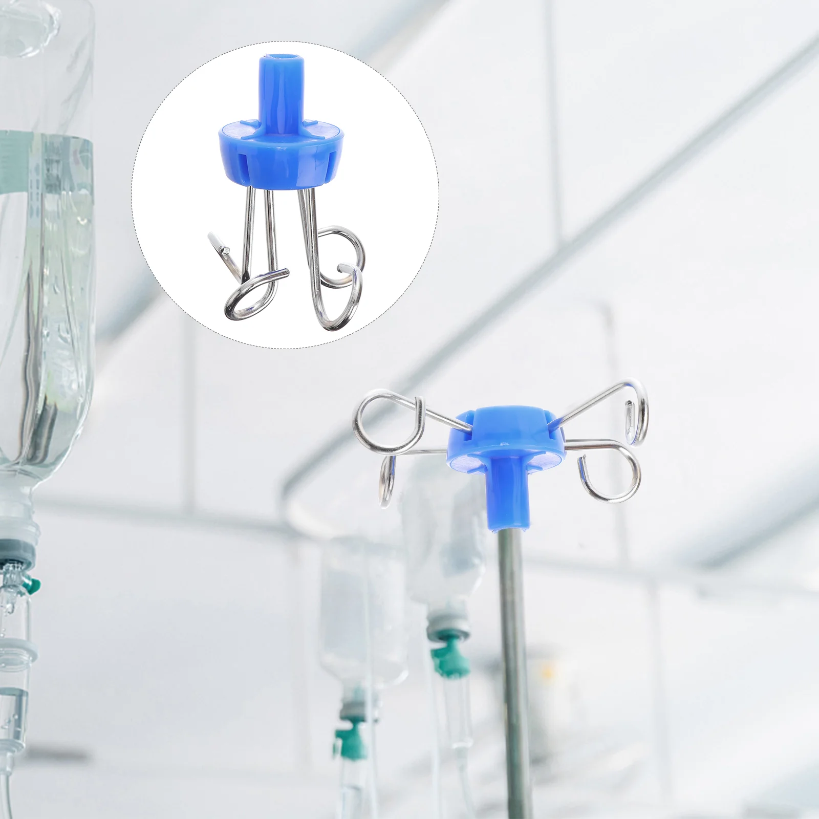 

Stand Hanger Iv Pole Hooks Bag Infusion Drip Rack Hookmetal Floor Stainlesshospital Vertical Hangers Hanging