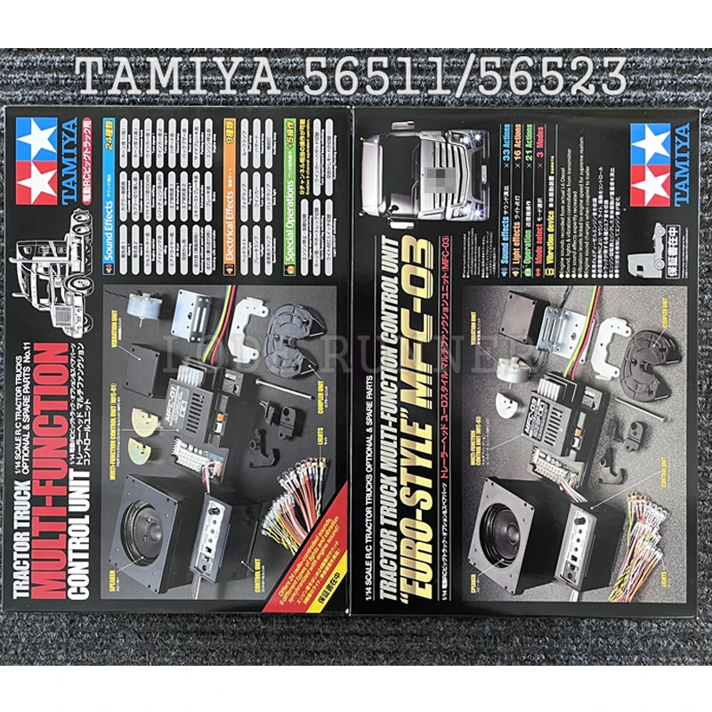 TAMIYA トラクタートラック サウンドエフェクトセット タミヤ 1/14 トラクター 730 メタルキャビネット ディガー改造