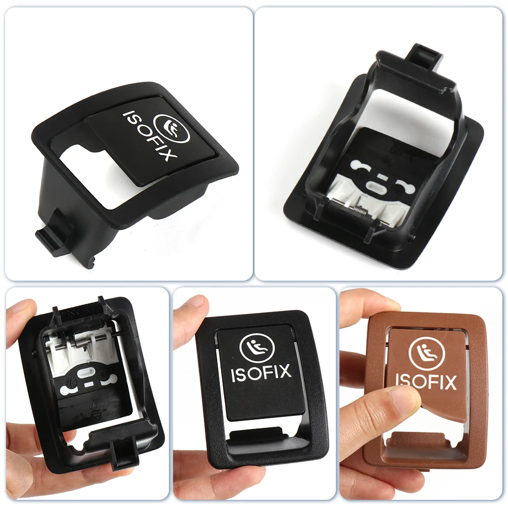 Фото Накладка на кнопку ISOFIX для автокресла, защитная крышка для заднего сиденья для Mercedes-Benz GLC W253 2015-2021 №1