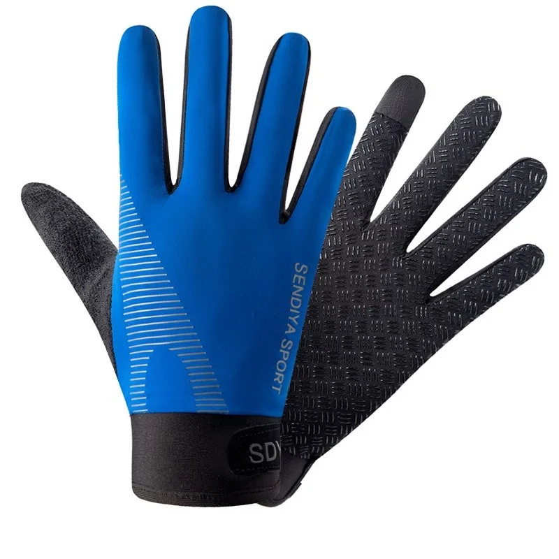 

Outdoor Mountain Biking Gloves Non-slip Anti-slip TouchScreen Ridding Gloves Lightweight Full Finger for Spring Summer