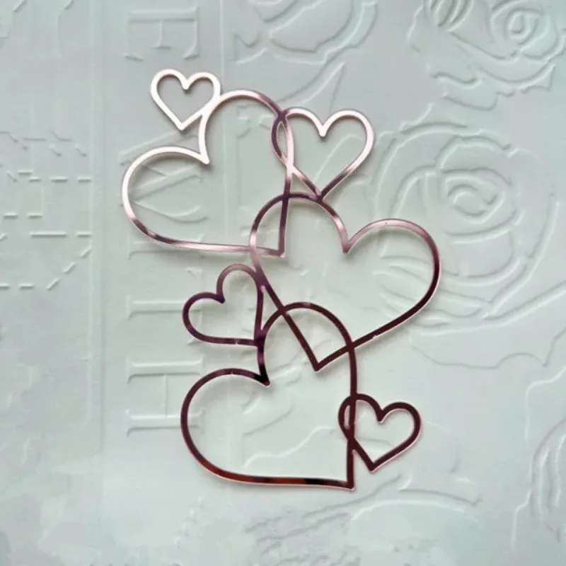 2024 Романтический торт в форме сердца на день рождения Tokin для свадебной вечеринки