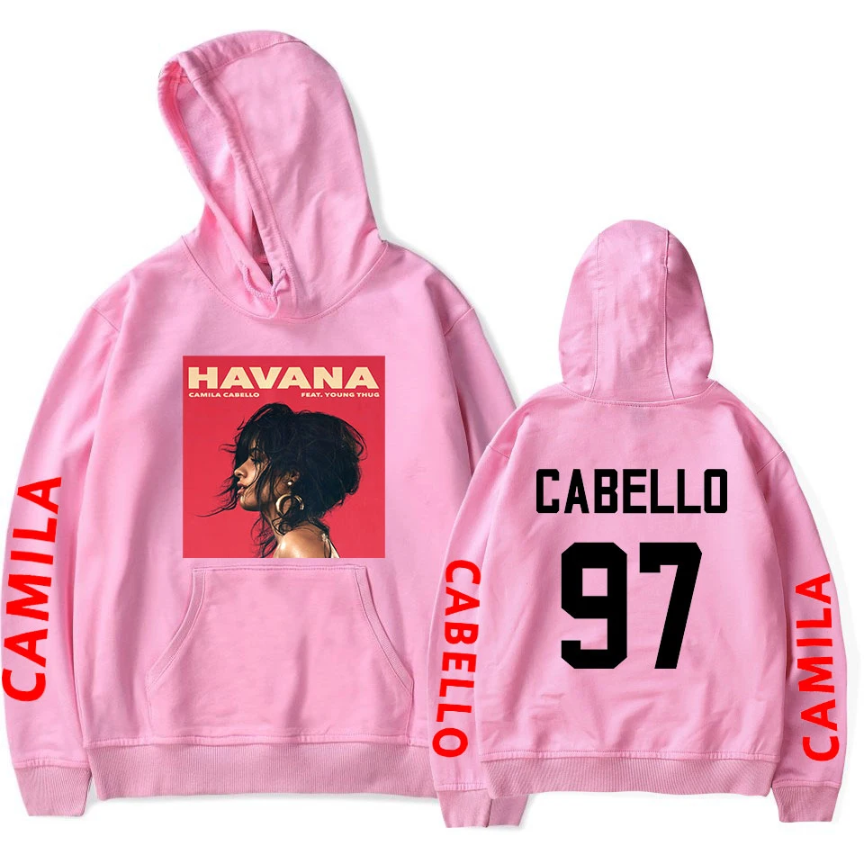 

Sweatshirt Women Men Hoodies Camila Cabello Print Hooded Harajuku Pullover Hip Hop Sweatshirt Women Plus Size Winter War Casual