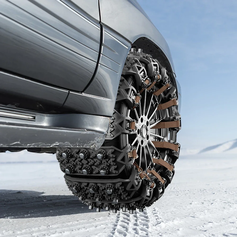 2/4/6 шт. противоскользящие автомобильные цепи