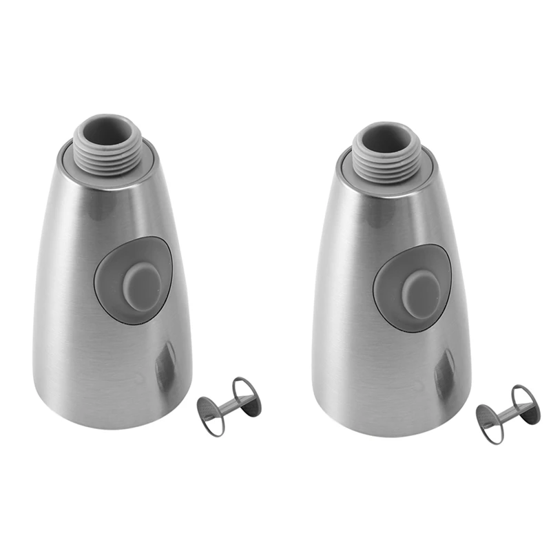 

2 шт., сменные детали для крана кухонной раковины, насадка на кран, только для соединителя G1/2, матовая никелевая отделка