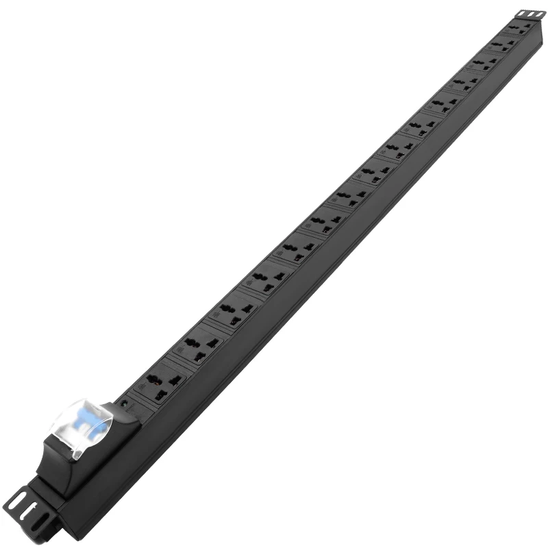 

wireless PDU 15 Units Universal Outlet Socket 16A/32A 4000/8000W Air Switch Power strip Industrial aluminium alloy Network Rack