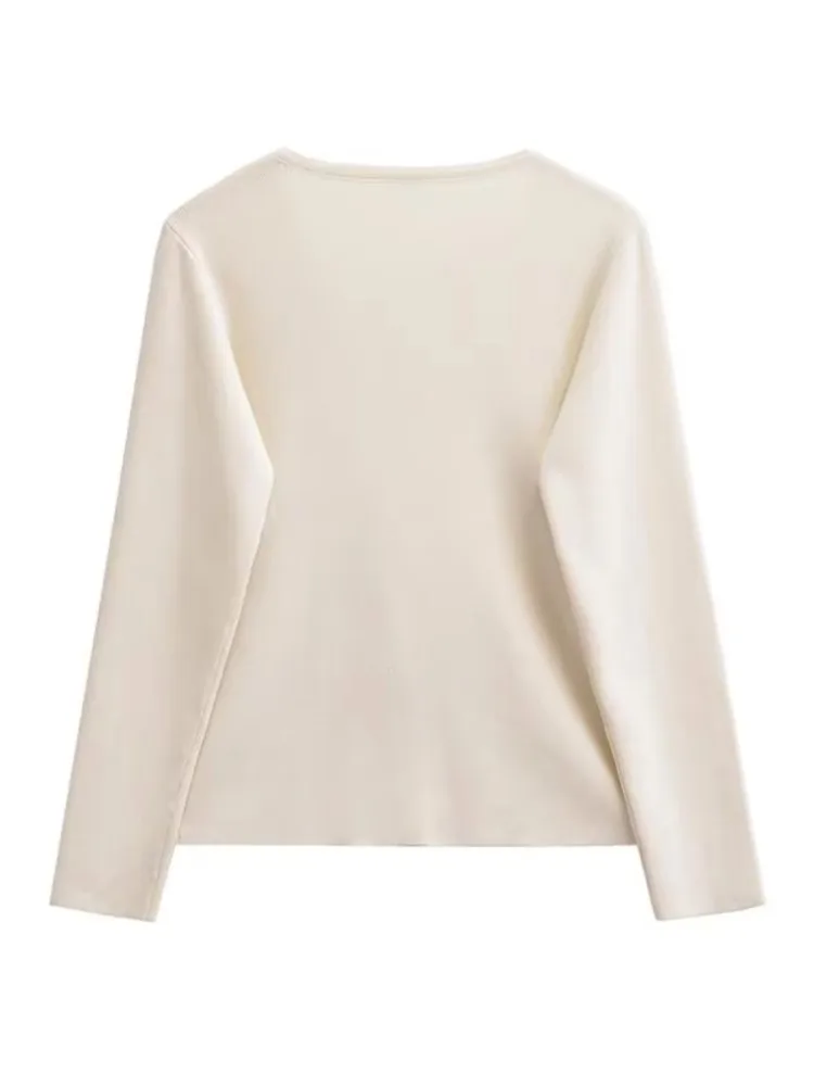 Шикарный тонкий вязаный кардиган свитер для женщин осень-зима 2024 новый