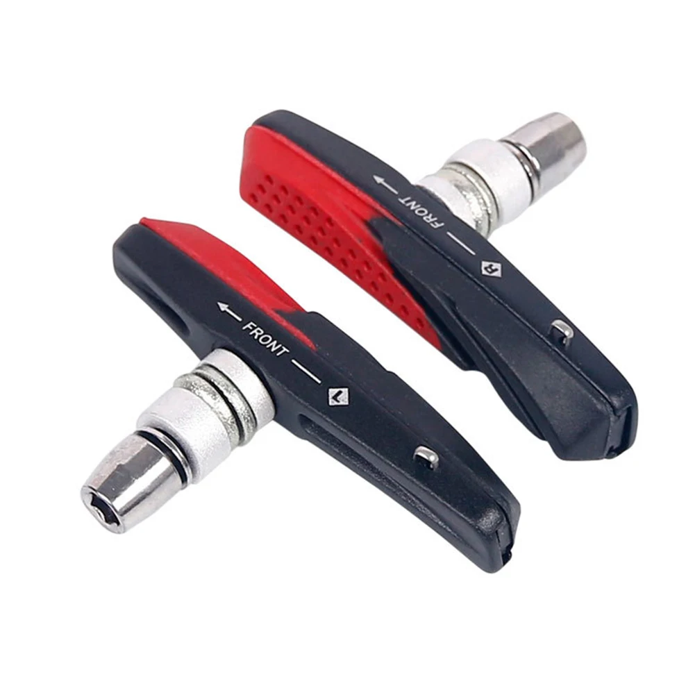 

1 Pair 70mm Rubber Bicycle Silent Mountain Bike Brake Pads Cycling V Brake Holder Pads Shoes Blocks for BMX Road MTB Bike Parts