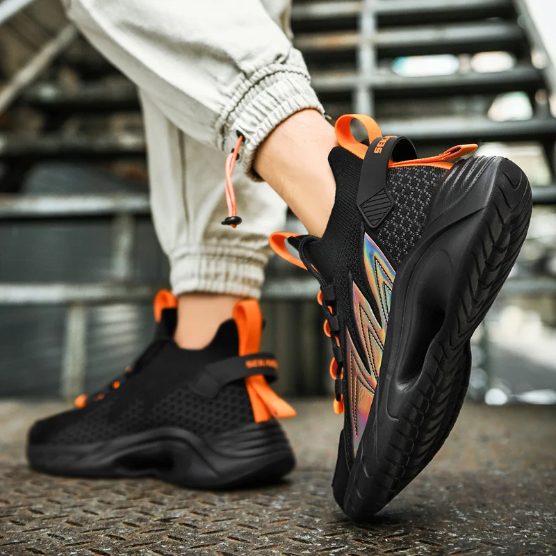 Sneakers for Men High Quality Breathable Large Size Light Men's Casual Shoes Comfortable Black Sneaker Zapatillas Hombre 2022