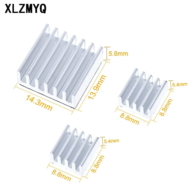 Комплект для радиатора Raspberry Pi 2 B комплект из 30 радиаторов чистого алюминия