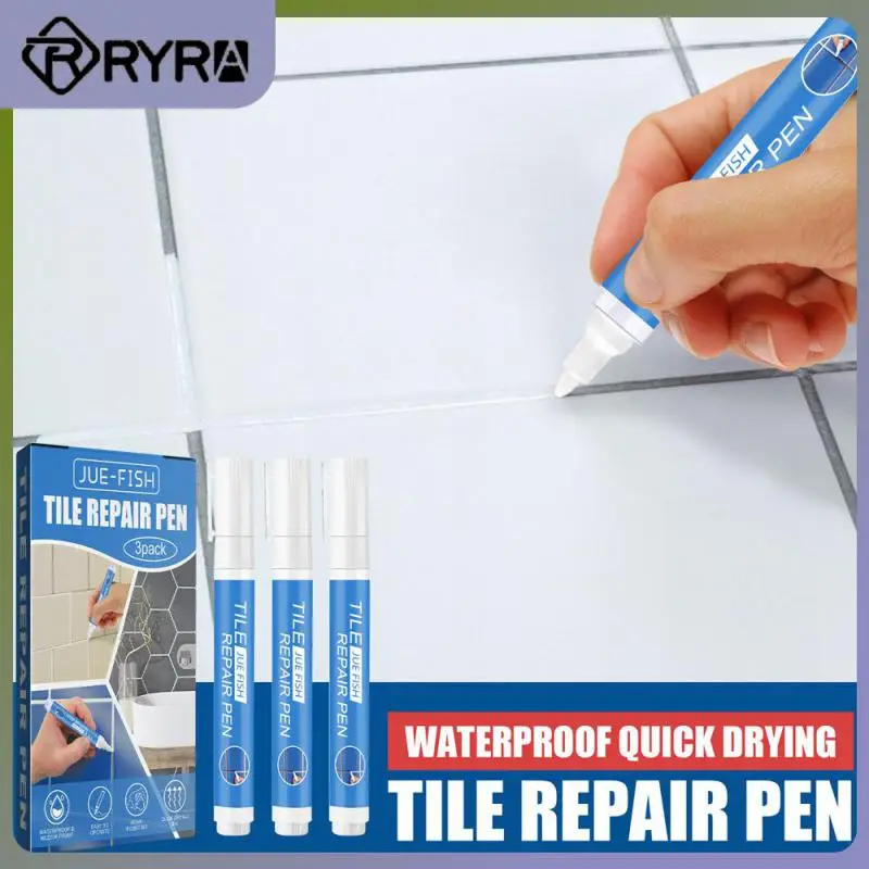 

Mildew-proof Ceramic Tile Repair Pen Water-based Ink Tile Grout Removing Stains Gap Repair Pen Mini Sealers Portable Waterproof