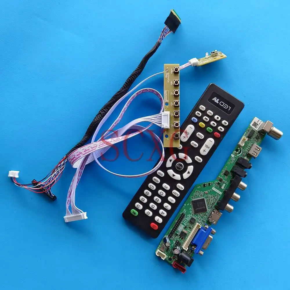 

Для LP140WH4-TLP1 комплект платы управления ЖК-дисплеем 14 "VGA AV USB HDMI-совместимый 1366 768 LVDS 40 Pin TV аналоговая сигнальная панель