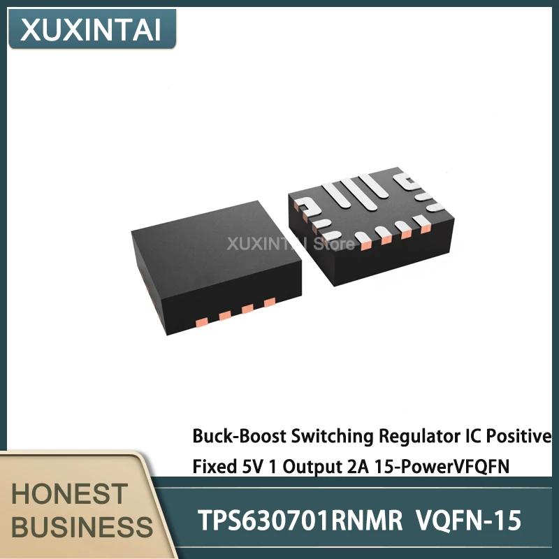 

20Pcs/Lot TPS630701RNMR TPS630701 Buck-Boost Switching Regulator IC Positive Fixed 5V 1 Output 2A 15-PowerVFQFN