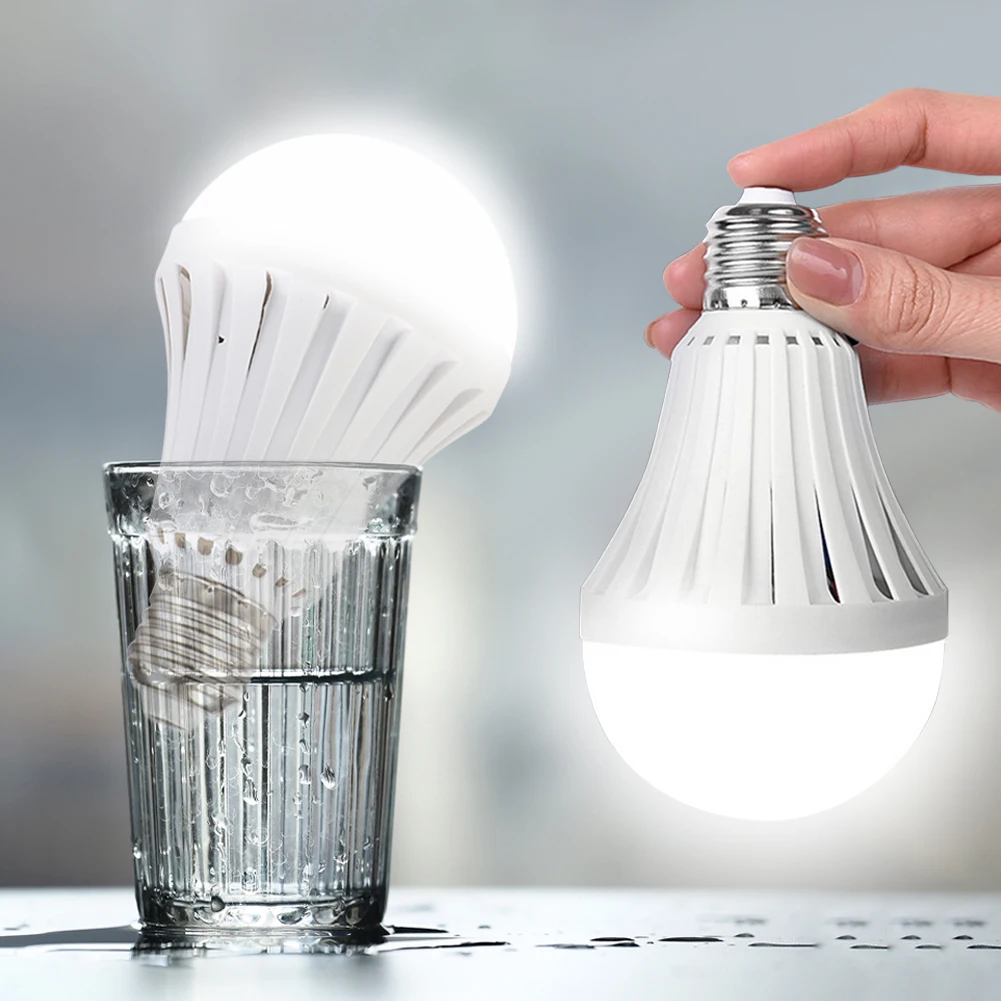 

9W/12W LED Light Bulb Emergency Light With Hook Switch Power Outage Camping Outdoor Activity Light Bulb For Home Camping Outdoor