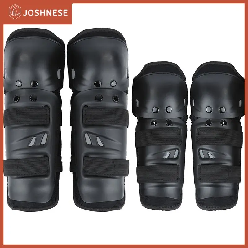 

NEW/set Sports Adult Elbow Knee Shin Armor Geer Guard Pads Protector for Bike Motorcycle Motorbike Bike Racing Skating