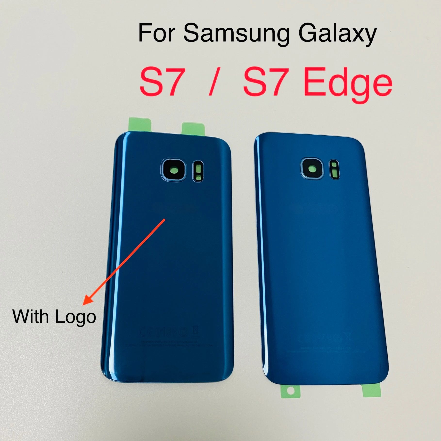 

SAMSUNG Galaxy S7 G930F / S7 EDGE G935F Back Glass Battery Cover Rear Door Housing Case Samsung S7 Edge Back Glass Cover