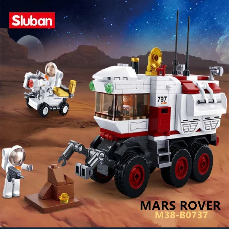 

Sluban Building Block Toys Mars Rover 354PCS Model Bricks B0737 Compatbile With Leading Brands Construction Kits