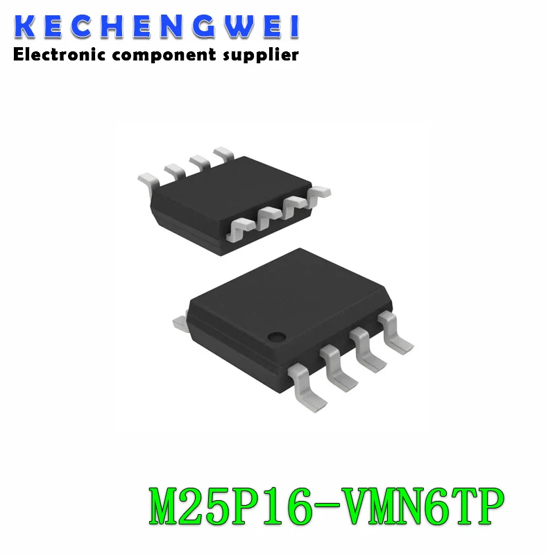 5 шт./лот 25P16VP M25P16-VMN6TP SOP-8 16 Мбит низкое напряжение последовательная флэш-память с 50